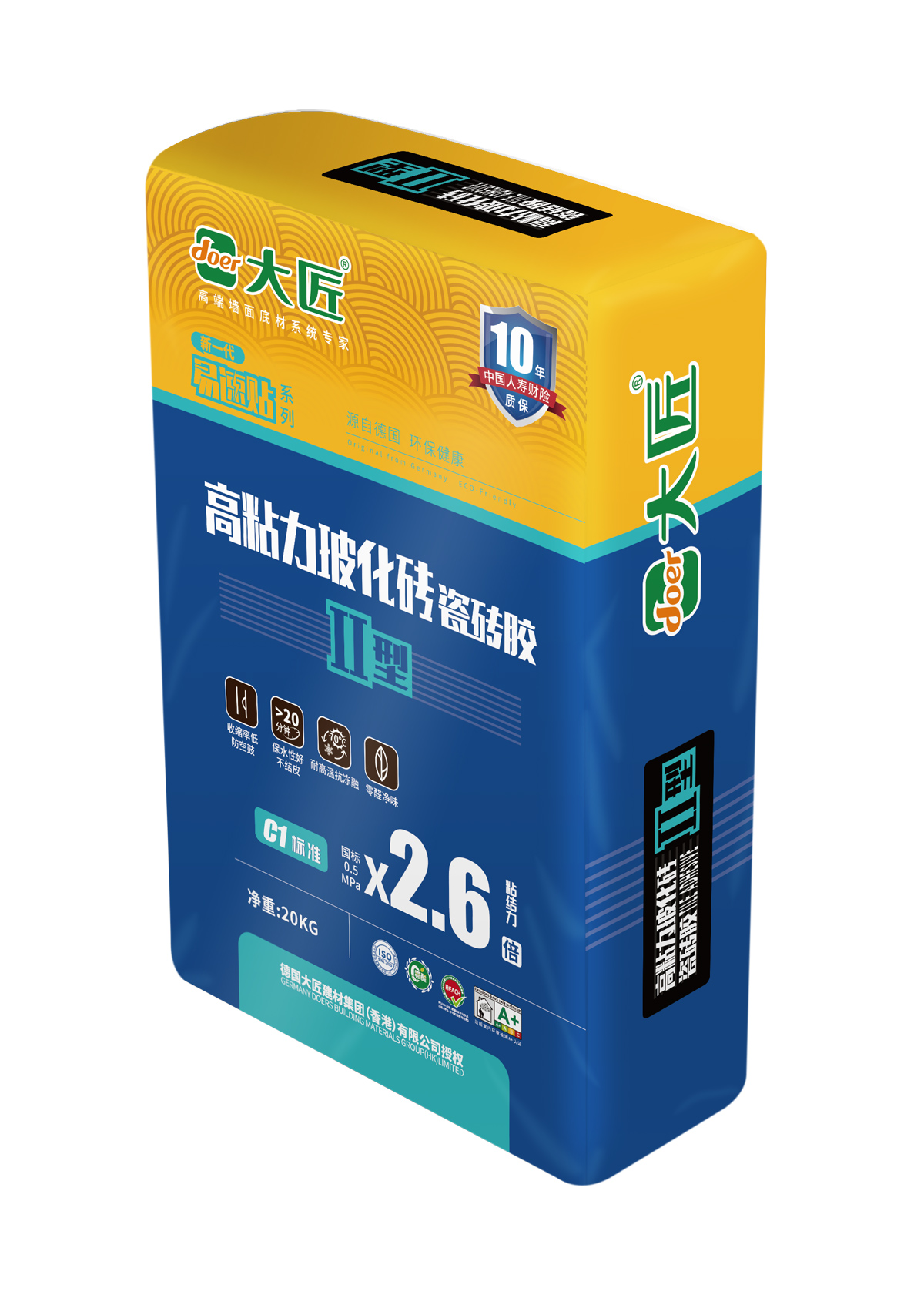 大匠高粘力?；u瓷磚膠